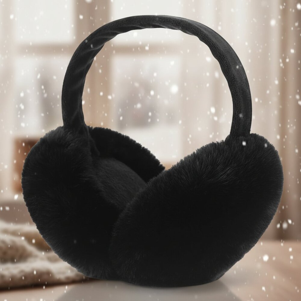 Winter Ear muffs Faux Fur Warm Earmuffs Cute Foldable Outdoor Ear‎